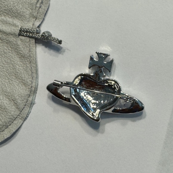 Vintage Vivienne Westwood Brooches Planet Brooch Pin Y2K - Picture 2 of 2